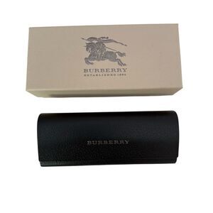 Burberry Eyeglasses/Sunglasses Black Case with Box